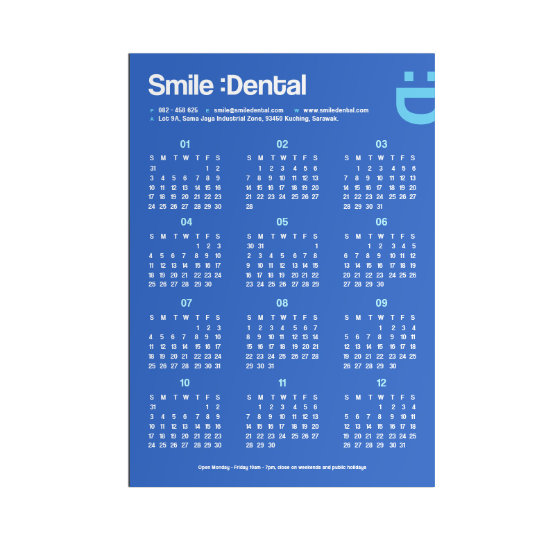 Magnet Calendar - Dental